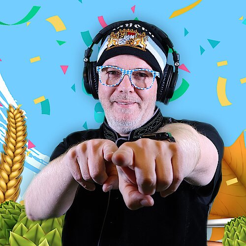 Persfoto DJ Viktor der Kaiser