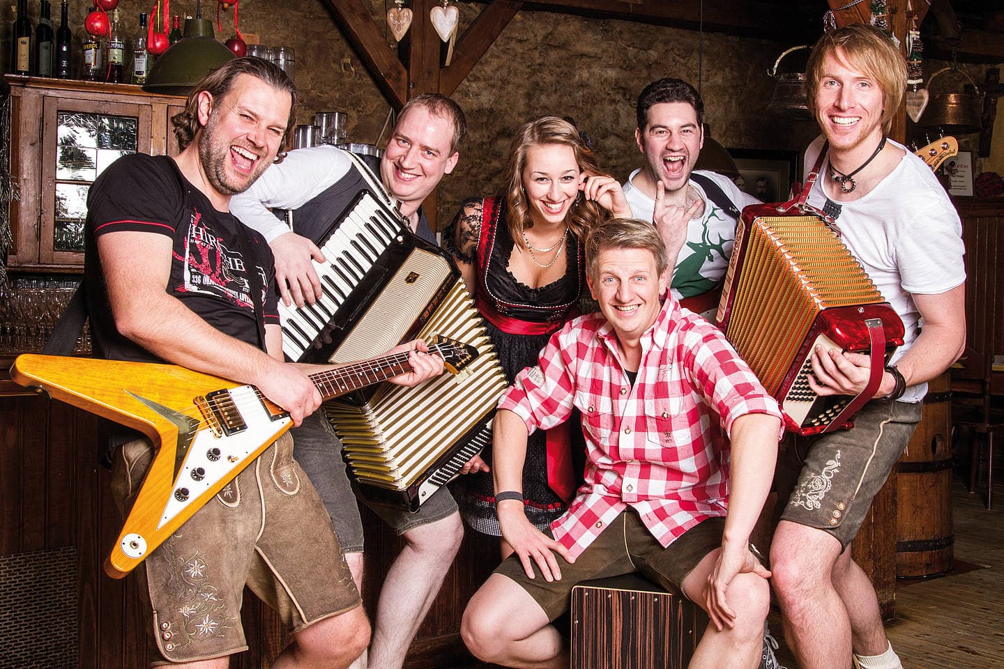 Die Fritz Partyband boeken bij Oktoberfeestartiesten.nl Persfoto Die Fritz Partyband Oktoberfest band bij Oktoberfeestartiesten.nl