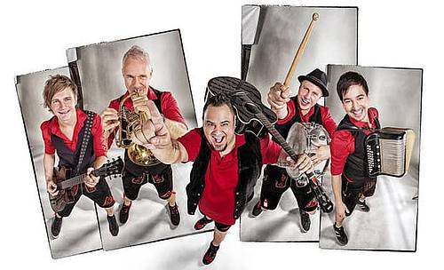 Persfoto van Allgäu Power Oktoberfest band bij OktoberfeestArtiesten.nl