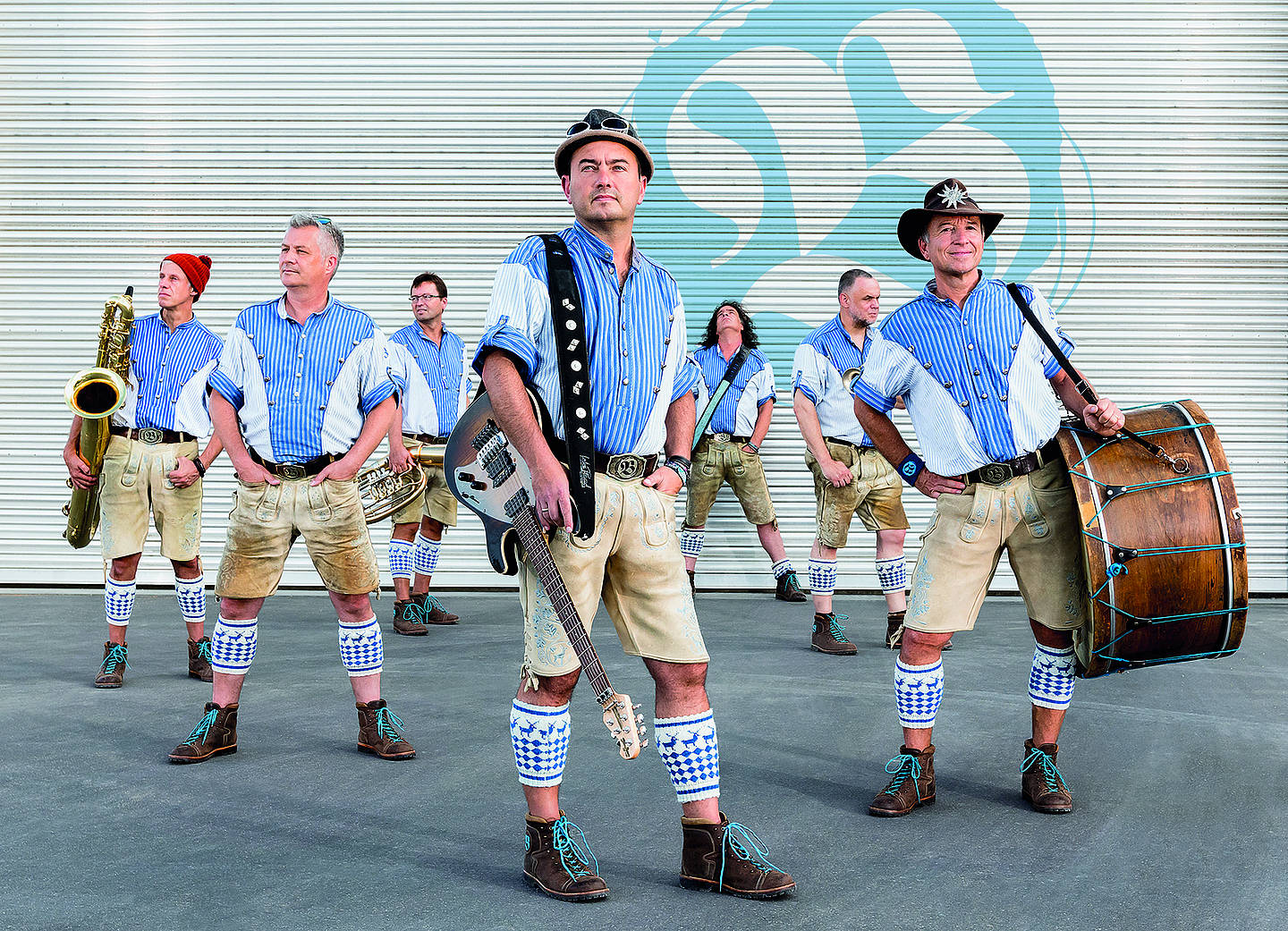 Blech Blosn, Dé oktoberfest band uit Zuid Duitsland. 