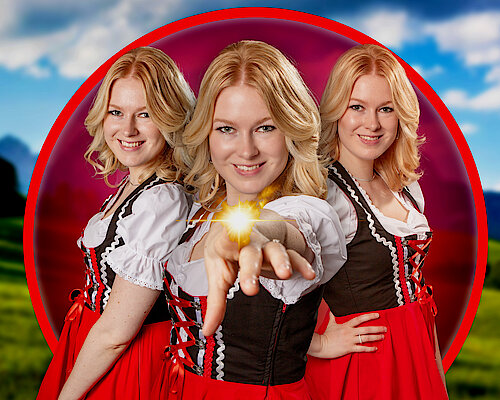 Zangeres Christyn oktoberfest
