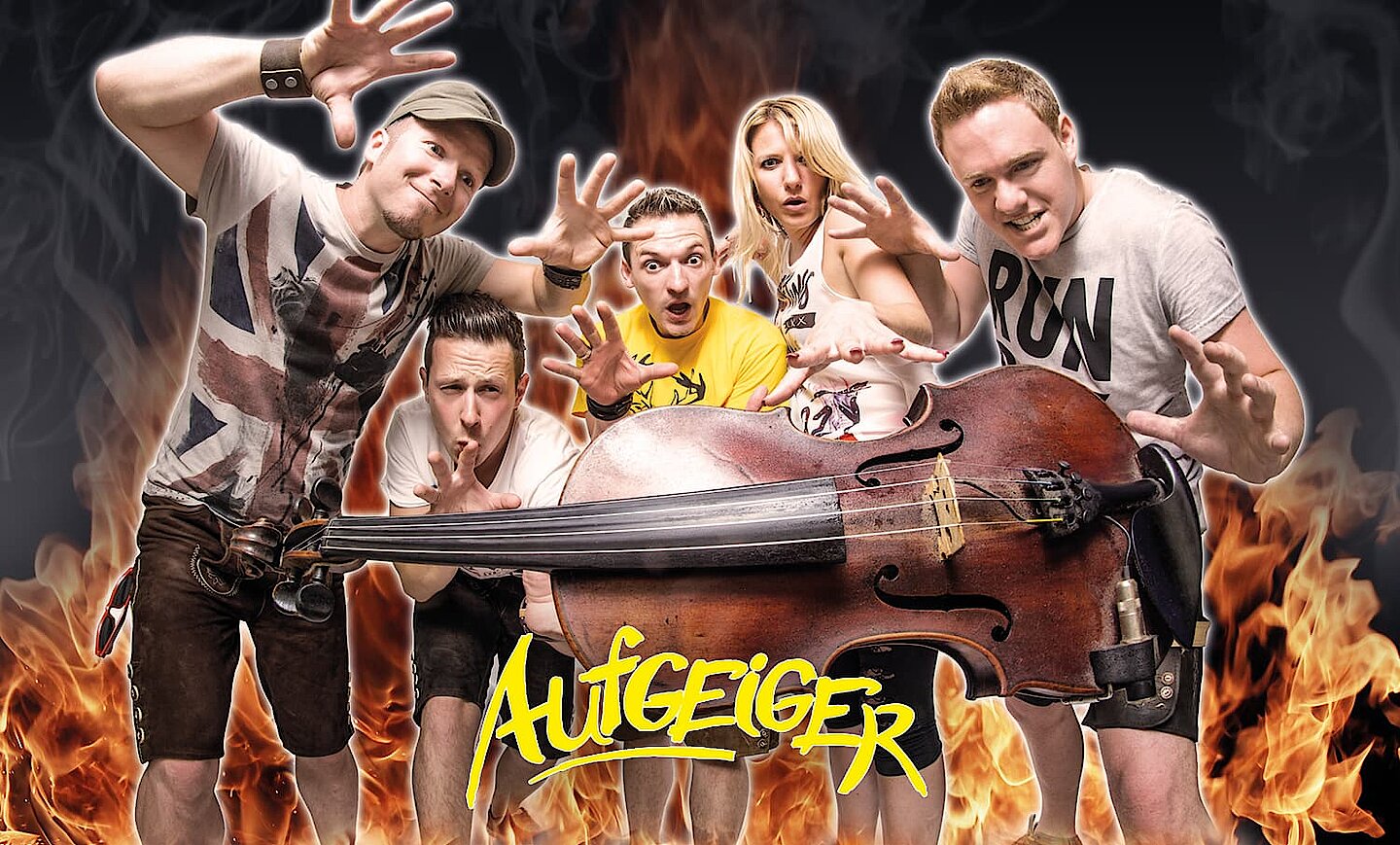 Die Aufgeiger boeken bij OktoberfeestArtiesten.nl Persfoto Die Aufgeiger oktoberfeest band bij OktoberfeestArtiesten.nl