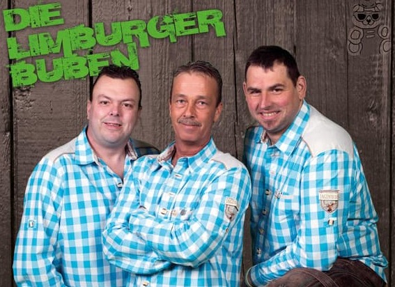 Die Limburger Buben boeken bij OktoberfeestArtiesten.nl Persfoto van Die Limburger Buben oktoberfest trio bij OktoberfeestArtiesten.nl