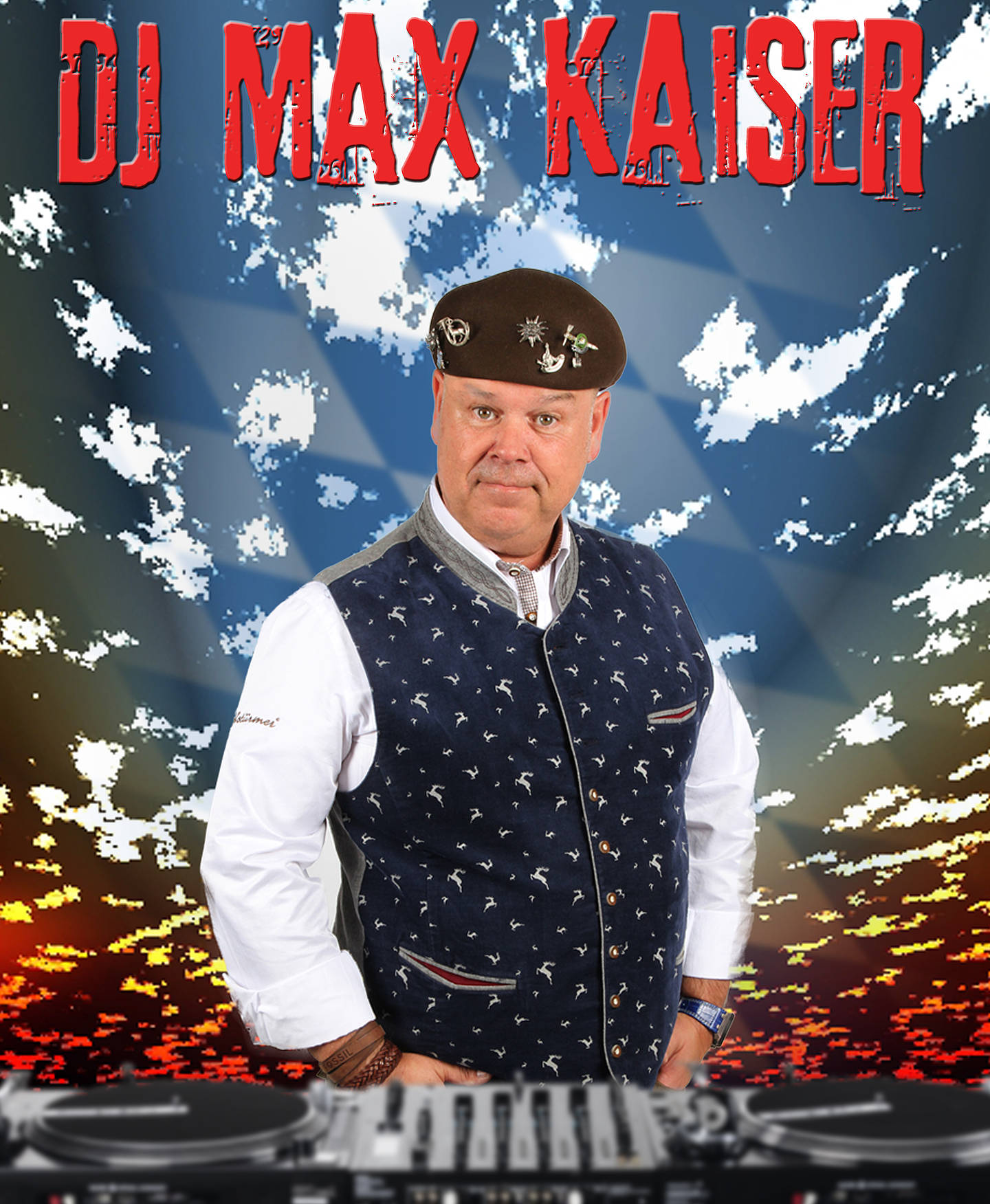 DJ Max Kaiser boeken bij Oktoberfeestartiesten.nl Max Kaiser, Duitse feest DJ voor uw bierfeest, Oktoberfest of Duitse feestavond