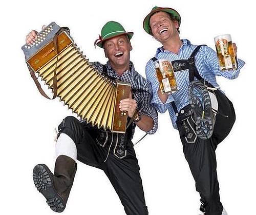 De Gebroeders KO persfoto feestzangers bij OktoberfeestArtiesten.nl