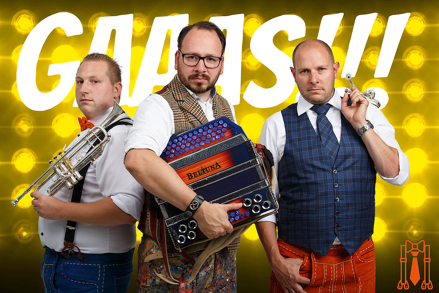 Gaaas! exclusief bij Oktoberfeestartiesten.nl De beste Duitse accordeon muziek met Gaaas!