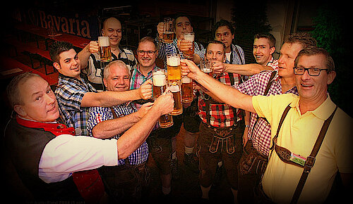 Foto van Die Parthosen, oktoberfestband bij Oktoberfeestartiesten.nl