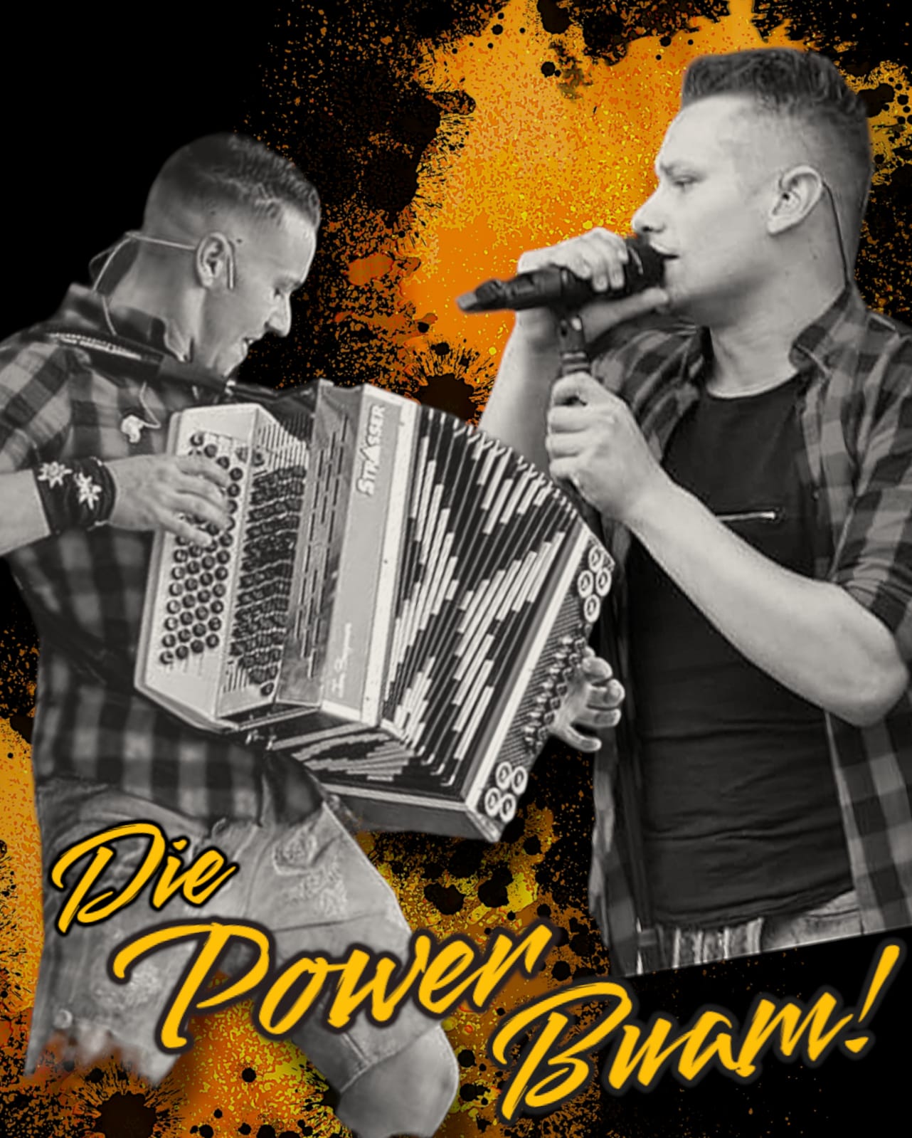 Die Powerbuam boek je direct en voordelig bij Oktoberfeestartiesten.nl Nieuwe persfoto Die Powerbuam, schlagerartiesten accordeon