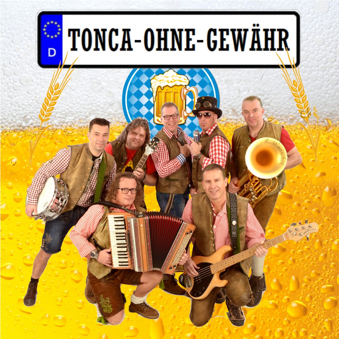Tonca Ohne Gewähr boek je direct en voordelig bij Oktoberfeestartiesten.nl Persfoto van Tonca Ohne Gewahr; Duitse feestband bij Oktoberfeestartiesten.nl