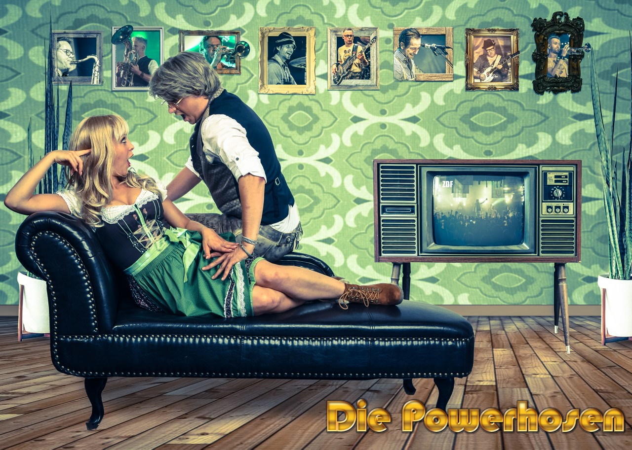 Die Powerhosen boek je direct bij Oktoberfeestartiesten.nl Persfoto van Die Powerhosen, Duitse feestband bij Oktoberfeestartiesten.nl