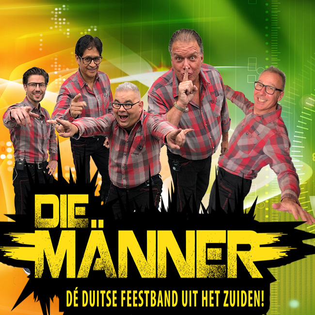 Die Manner boek je direct bij Oktoberfeestartiesten.nl Persfoto van Die Manner; Duitse feestband bij Oktoberfeestartiesten.nl
