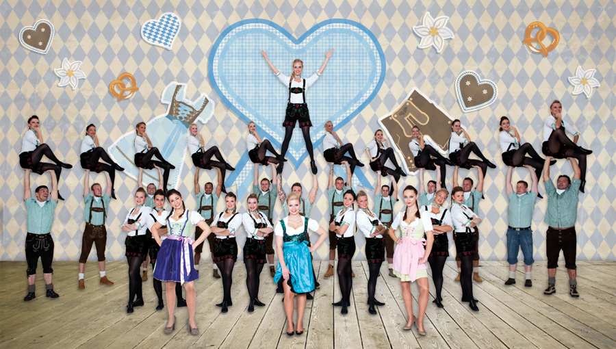 Duitse dansgroep Die Kölner Rheinveilchen voor carnaval of oktoberfest, te boeken bij oktoberfeestartiesten.nl